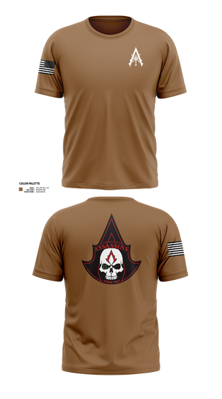 Old School Cotton Feel Shirt, A Co. 1-3 AB, Army, Teamtime, Team time, sublimation, custom sports apparel, team uniforms, spirit wear, spiritwear, sports uniforms, custom shirts, team store, custom team store, fundraiser sports, apparel fundraiser