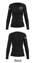 V-4 Division 66331913 Women's Long Sleeve V-neck Shirt - 35