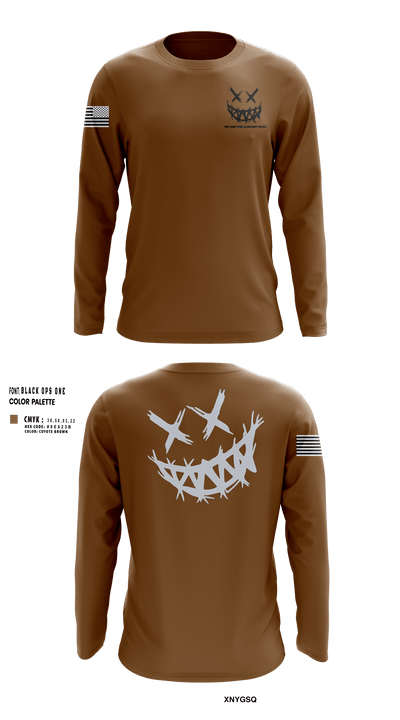 We are The already dead 5574670 Long Sleeve Performance Shirt - 6