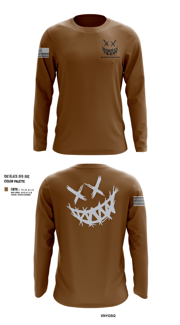 Long Sleeve Performance Shirt, We are The already dead, , Teamtime, Team time, sublimation, custom sports apparel, team uniforms, spirit wear, spiritwear, sports uniforms, custom shirts, team store, custom team store, fundraiser sports, apparel fundraiser