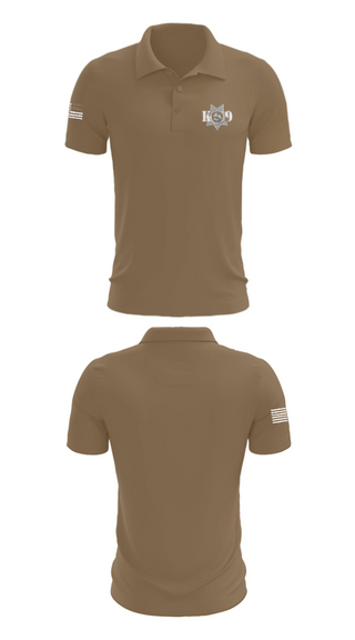 Short Sleeve Performance Polo, Fresno Police Department K9 Unit, Police, Teamtime, Team time, sublimation, custom sports apparel, team uniforms, spirit wear, spiritwear, sports uniforms, custom shirts, team store, custom team store, fundraiser sports, apparel fundraiser