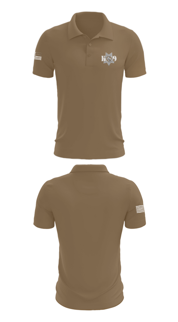 Short Sleeve Performance Polo, Fresno Police Department K9 Unit, Police, Teamtime, Team time, sublimation, custom sports apparel, team uniforms, spirit wear, spiritwear, sports uniforms, custom shirts, team store, custom team store, fundraiser sports, apparel fundraiser
