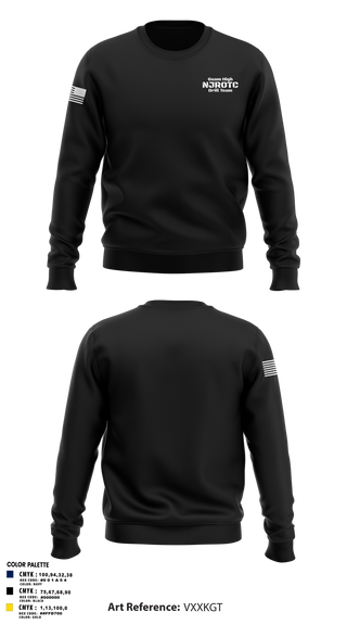 Crew Neck Sweatshirt, Guam High NJROTC Drill Team, , Teamtime, Team time, sublimation, custom sports apparel, team uniforms, spirit wear, spiritwear, sports uniforms, custom shirts, team store, custom team store, fundraiser sports, apparel fundraiser
