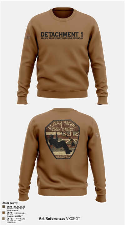 Detachment 1 27221981 Crew Neck Sweatshirt - 2