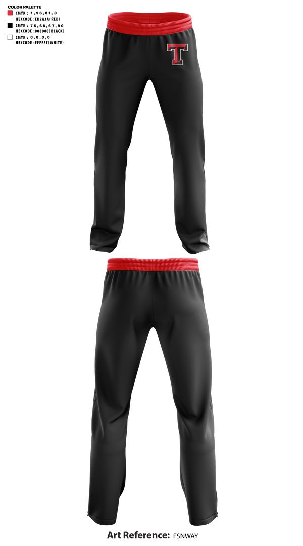 Sweatpants, Trenton High School Football, , Teamtime, Team time, sublimation, custom sports apparel, team uniforms, spirit wear, spiritwear, sports uniforms, custom shirts, team store, custom team store, fundraiser sports, apparel fundraiser