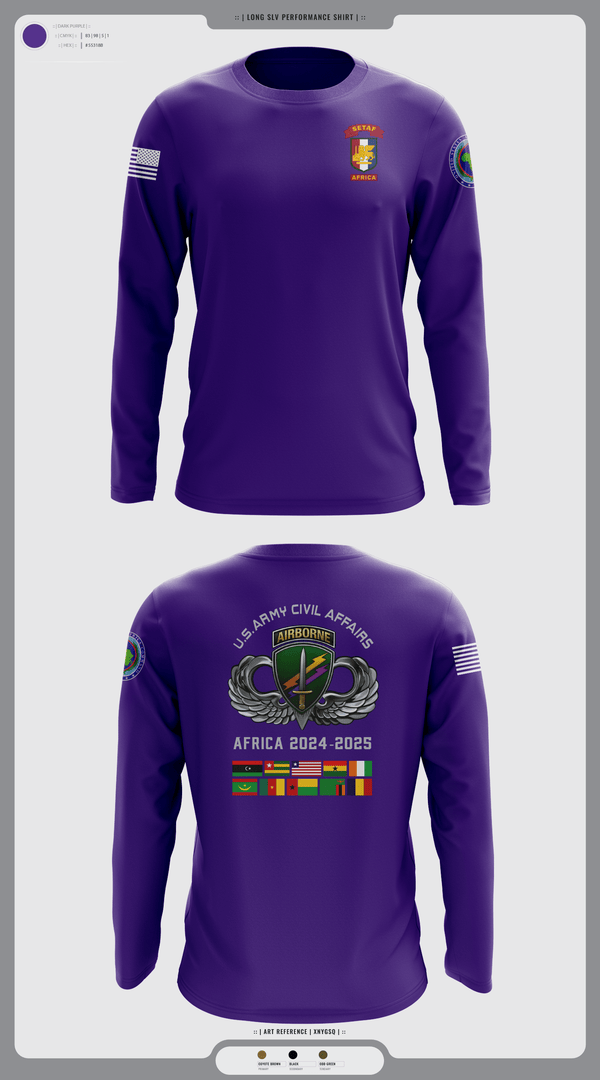 Long Sleeve Performance Shirt, 478th CA BN (A), Army, Teamtime, Team time, sublimation, custom sports apparel, team uniforms, spirit wear, spiritwear, sports uniforms, custom shirts, team store, custom team store, fundraiser sports, apparel fundraiser
