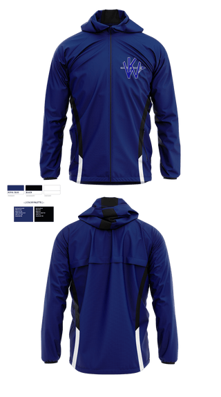 Windbreaker, Ketchum Warriors, Football, Teamtime, Team time, sublimation, custom sports apparel, team uniforms, spirit wear, spiritwear, sports uniforms, custom shirts, team store, custom team store, fundraiser sports, apparel fundraiser