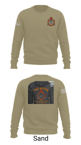 Crew Neck Sweatshirt, FMS Moore, Army, Teamtime, Team time, sublimation, custom sports apparel, team uniforms, spirit wear, spiritwear, sports uniforms, custom shirts, team store, custom team store, fundraiser sports, apparel fundraiser