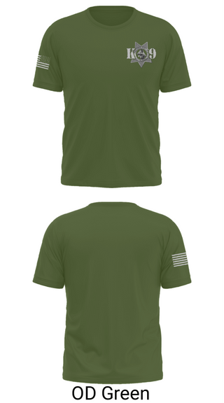 Short Sleeve Performance Shirt, Fresno Police Department K9 Unit, Police, Teamtime, Team time, sublimation, custom sports apparel, team uniforms, spirit wear, spiritwear, sports uniforms, custom shirts, team store, custom team store, fundraiser sports, apparel fundraiser