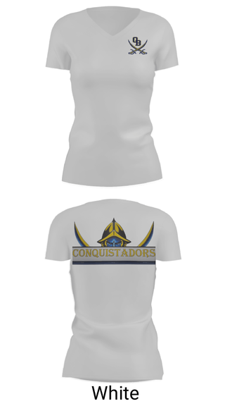 Women's Short Sleeve Vneck Shirt, Conquistadors, Softball, Teamtime, Team time, sublimation, custom sports apparel, team uniforms, spirit wear, spiritwear, sports uniforms, custom shirts, team store, custom team store, fundraiser sports, apparel fundraiser