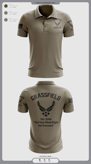 Short Sleeve Performance Polo, C/SMSgt Pope, Air Force, Teamtime, Team time, sublimation, custom sports apparel, team uniforms, spirit wear, spiritwear, sports uniforms, custom shirts, team store, custom team store, fundraiser sports, apparel fundraiser
