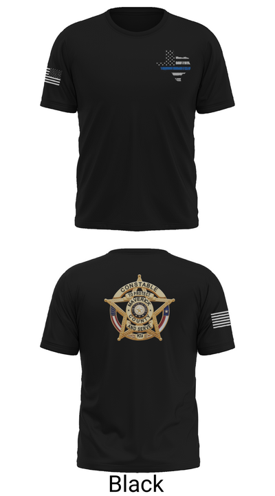 Maverick County Constable PCT 4 23255361 Old School Cotton Feel Shirt - 29