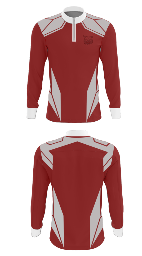 Quarter Zip Jacket, Cy-Fair High School Track, Track & Field, Teamtime, Team time, sublimation, custom sports apparel, team uniforms, spirit wear, spiritwear, sports uniforms, custom shirts, team store, custom team store, fundraiser sports, apparel fundraiser