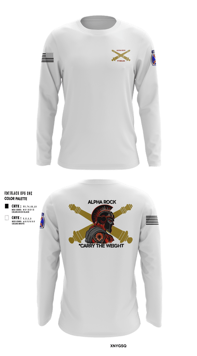 ALPHA ROCK 20137343 Long Sleeve Performance Shirt - 202