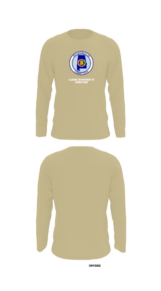 Long Sleeve Performance Shirt, Alabama Department of Corrections, Police, Teamtime, Team time, sublimation, custom sports apparel, team uniforms, spirit wear, spiritwear, sports uniforms, custom shirts, team store, custom team store, fundraiser sports, apparel fundraiser