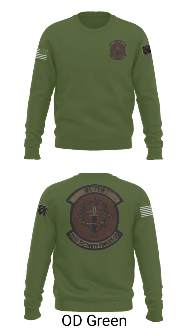 Crew Neck Sweatshirt, 153 SFS, Air Force, Teamtime, Team time, sublimation, custom sports apparel, team uniforms, spirit wear, spiritwear, sports uniforms, custom shirts, team store, custom team store, fundraiser sports, apparel fundraiser