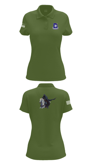 Womens Short Sleeve Performance Polo, 160th SOAR (A), , Teamtime, Team time, sublimation, custom sports apparel, team uniforms, spirit wear, spiritwear, sports uniforms, custom shirts, team store, custom team store, fundraiser sports, apparel fundraiser