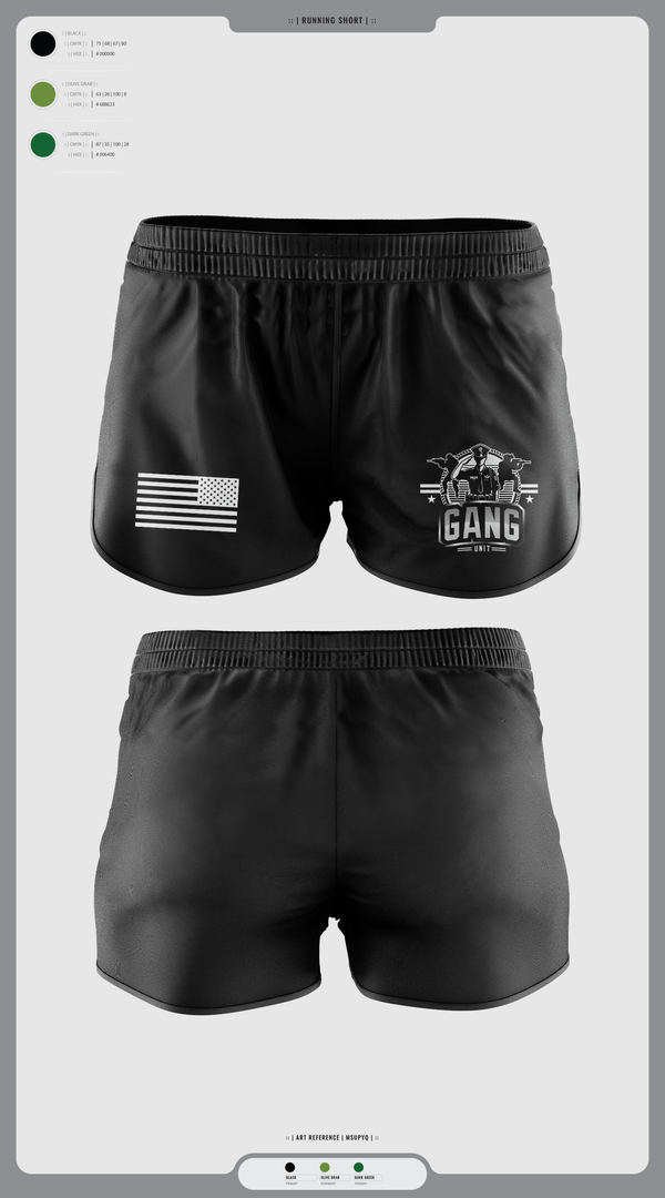 Womens Shorts, Gang Unit, Police, Teamtime, Team time, sublimation, custom sports apparel, team uniforms, spirit wear, spiritwear, sports uniforms, custom shirts, team store, custom team store, fundraiser sports, apparel fundraiser