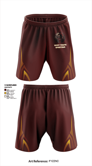 Athletic Shorts With Pockets, West Tampa spartans, , Teamtime, Team time, sublimation, custom sports apparel, team uniforms, spirit wear, spiritwear, sports uniforms, custom shirts, team store, custom team store, fundraiser sports, apparel fundraiser