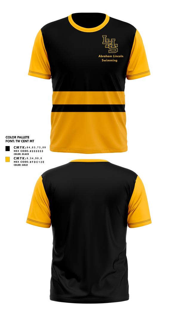 Short Sleeve Performance Shirt, Abraham Lincoln High School Swimming, Swimming, Teamtime, Team time, sublimation, custom sports apparel, team uniforms, spirit wear, spiritwear, sports uniforms, custom shirts, team store, custom team store, fundraiser sports, apparel fundraiser