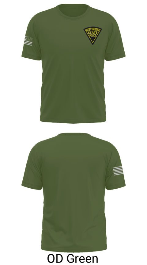 Short Sleeve Performance Shirt, West Virginia State Police, Police, Teamtime, Team time, sublimation, custom sports apparel, team uniforms, spirit wear, spiritwear, sports uniforms, custom shirts, team store, custom team store, fundraiser sports, apparel fundraiser