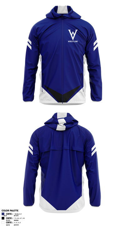 Winfield Youth Wrestling Club 41902136 Windbreaker - 2