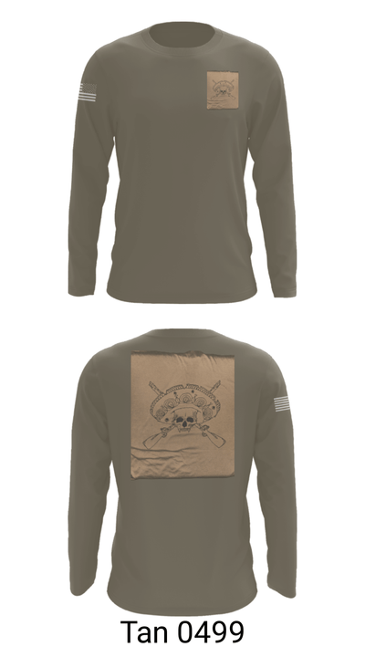 Los Pistoleros 43095637 Long Sleeve Performance Shirt - 66