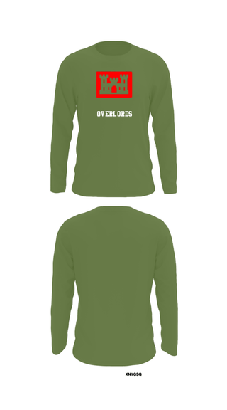 Long Sleeve Performance Shirt, Overlords, Army, Teamtime, Team time, sublimation, custom sports apparel, team uniforms, spirit wear, spiritwear, sports uniforms, custom shirts, team store, custom team store, fundraiser sports, apparel fundraiser