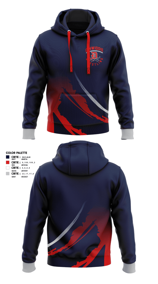 Hoodie, Dinwiddie High School Wrestling, Wrestling, Teamtime, Team time, sublimation, custom sports apparel, team uniforms, spirit wear, spiritwear, sports uniforms, custom shirts, team store, custom team store, fundraiser sports, apparel fundraiser