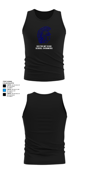 Tank Top, Southeast High School Swimming, Swimming, Teamtime, Team time, sublimation, custom sports apparel, team uniforms, spirit wear, spiritwear, sports uniforms, custom shirts, team store, custom team store, fundraiser sports, apparel fundraiser