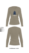 4-31 infantry battalion hotel company 62387368 Women's Long Sleeve V-neck Shirt -1 62