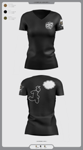 CYD Inc 87712916 Women's Short Sleeve V-neck Shirt - 2