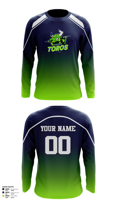 Northeast Toros Football 18068925 Long Sleeve Performance Shirt 5