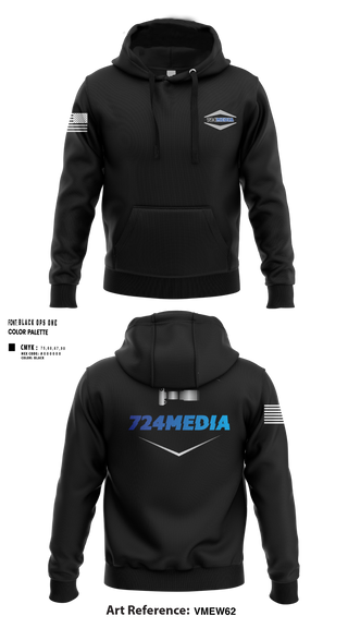 Hoodie, 724MEDIA, , Teamtime, Team time, sublimation, custom sports apparel, team uniforms, spirit wear, spiritwear, sports uniforms, custom shirts, team store, custom team store, fundraiser sports, apparel fundraiser