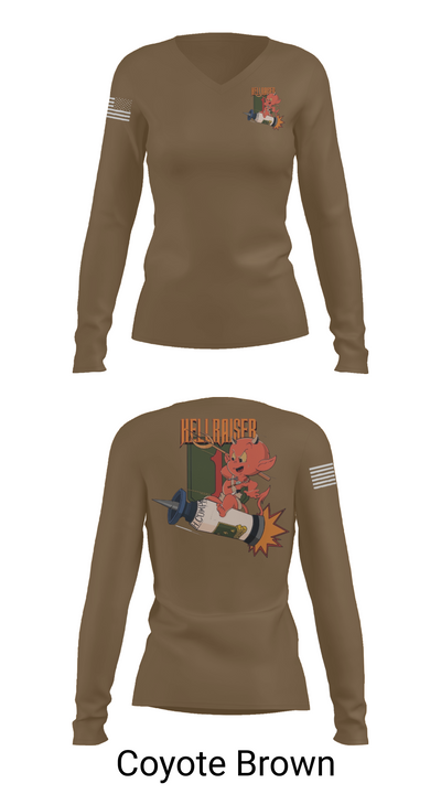 Hellraiser 15365776 Women's Long Sleeve V-neck Shirt - 17