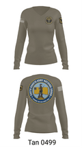 235th MP CO 6760099 Women's Long Sleeve V-neck Shirt -1 77