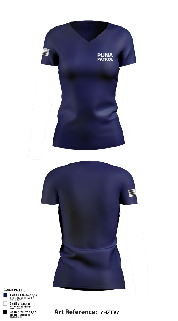 Womens Short Sleeve Vneck Shirt, Puna Patrol, , Teamtime, Team time, sublimation, custom sports apparel, team uniforms, spirit wear, spiritwear, sports uniforms, custom shirts, team store, custom team store, fundraiser sports, apparel fundraiser