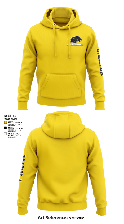 Manila Middle School Volleyball 11033273 Hoodie - 2