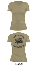 3rd PLT Black Sheep 32884167 Women's Short Sleeve V-neck Shirt - 88