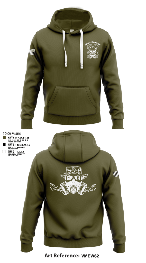 Hoodie, Field Company, Marines, Teamtime, Team time, sublimation, custom sports apparel, team uniforms, spirit wear, spiritwear, sports uniforms, custom shirts, team store, custom team store, fundraiser sports, apparel fundraiser
