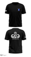 112th Signal Jumpmaster 13242018 Old School Cotton Feel Shirt - 3