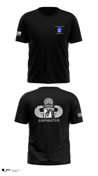 Old School Cotton Feel Shirt, 112th Signal Jumpmaster, Army, Teamtime, Team time, sublimation, custom sports apparel, team uniforms, spirit wear, spiritwear, sports uniforms, custom shirts, team store, custom team store, fundraiser sports, apparel fundraiser