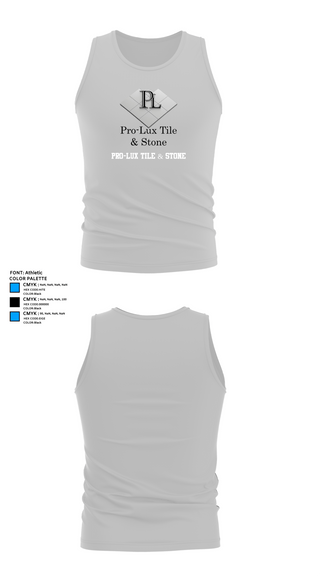Tank Top, Pro-Lux Tile & Stone, , Teamtime, Team time, sublimation, custom sports apparel, team uniforms, spirit wear, spiritwear, sports uniforms, custom shirts, team store, custom team store, fundraiser sports, apparel fundraiser
