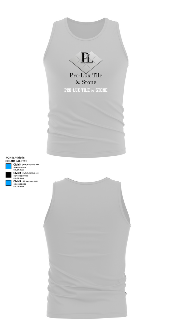 Tank Top, Pro-Lux Tile & Stone, , Teamtime, Team time, sublimation, custom sports apparel, team uniforms, spirit wear, spiritwear, sports uniforms, custom shirts, team store, custom team store, fundraiser sports, apparel fundraiser