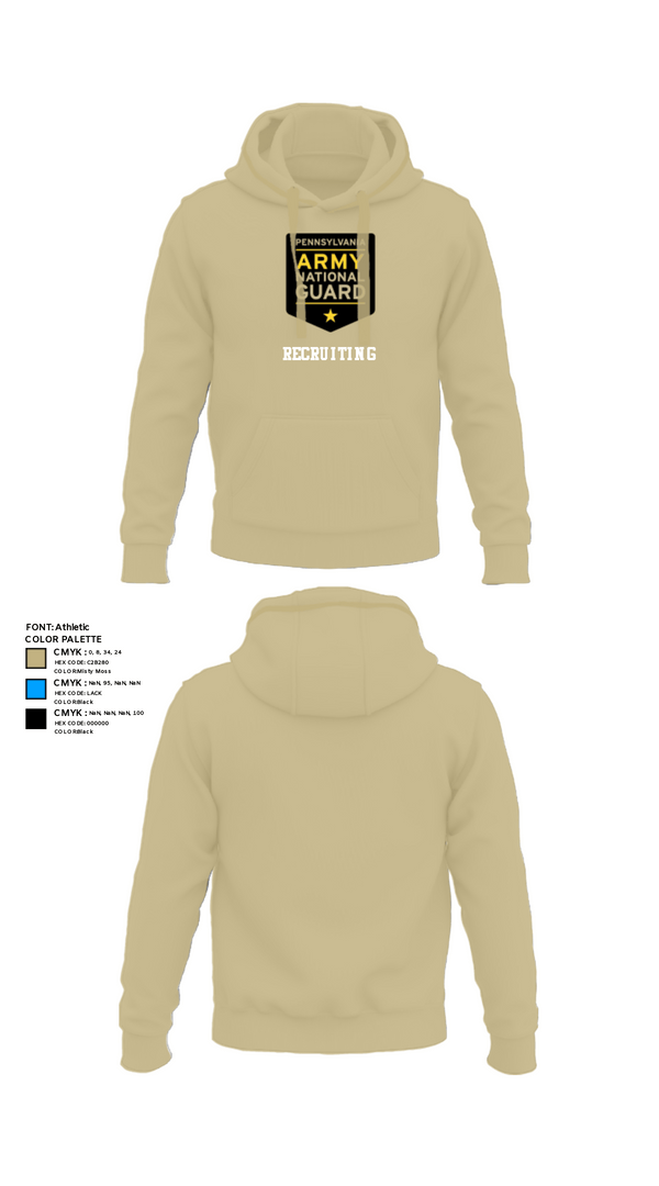 Hoodie, Recruiting, National Guard, Teamtime, Team time, sublimation, custom sports apparel, team uniforms, spirit wear, spiritwear, sports uniforms, custom shirts, team store, custom team store, fundraiser sports, apparel fundraiser