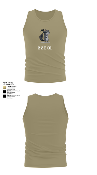 Tank Top, 2-2 B Co., Army, Teamtime, Team time, sublimation, custom sports apparel, team uniforms, spirit wear, spiritwear, sports uniforms, custom shirts, team store, custom team store, fundraiser sports, apparel fundraiser