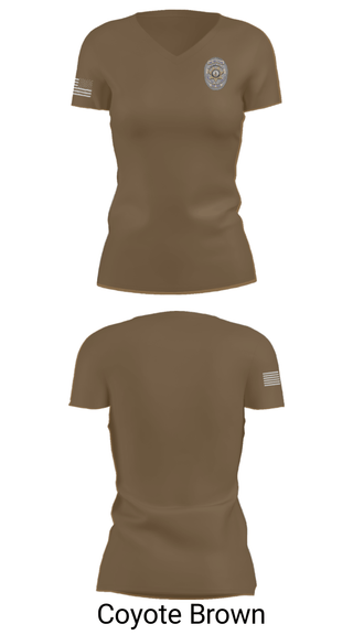 Women's Short Sleeve Vneck Shirt, Criminal Investigations Division, Police, Teamtime, Team time, sublimation, custom sports apparel, team uniforms, spirit wear, spiritwear, sports uniforms, custom shirts, team store, custom team store, fundraiser sports, apparel fundraiser