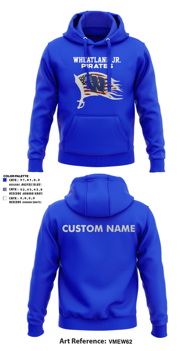 Wheatland youth football and cheer 53677637 Hoodie - 14
