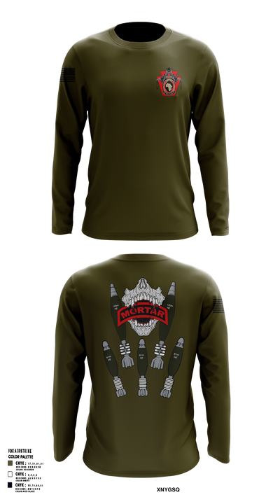 Mortar 1-111 Long Sleeve Performance Shirt 2