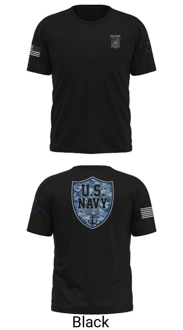 Old School Cotton Feel Shirt, CVN 77 George HW Bus, Navy, Teamtime, Team time, sublimation, custom sports apparel, team uniforms, spirit wear, spiritwear, sports uniforms, custom shirts, team store, custom team store, fundraiser sports, apparel fundraiser